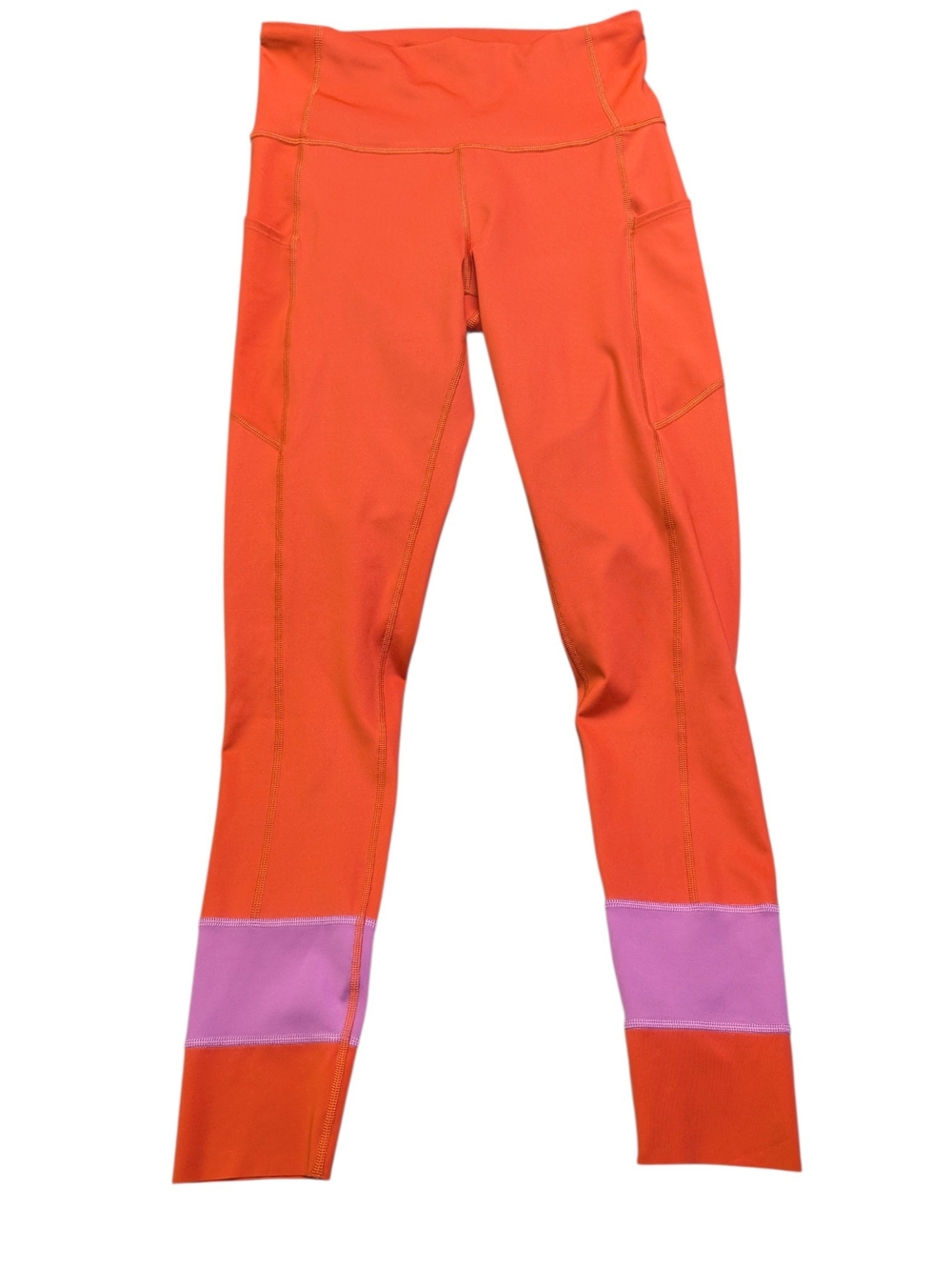 Cotopaxi Women’s Orange & Purple Colourblock Leggings Size Medium